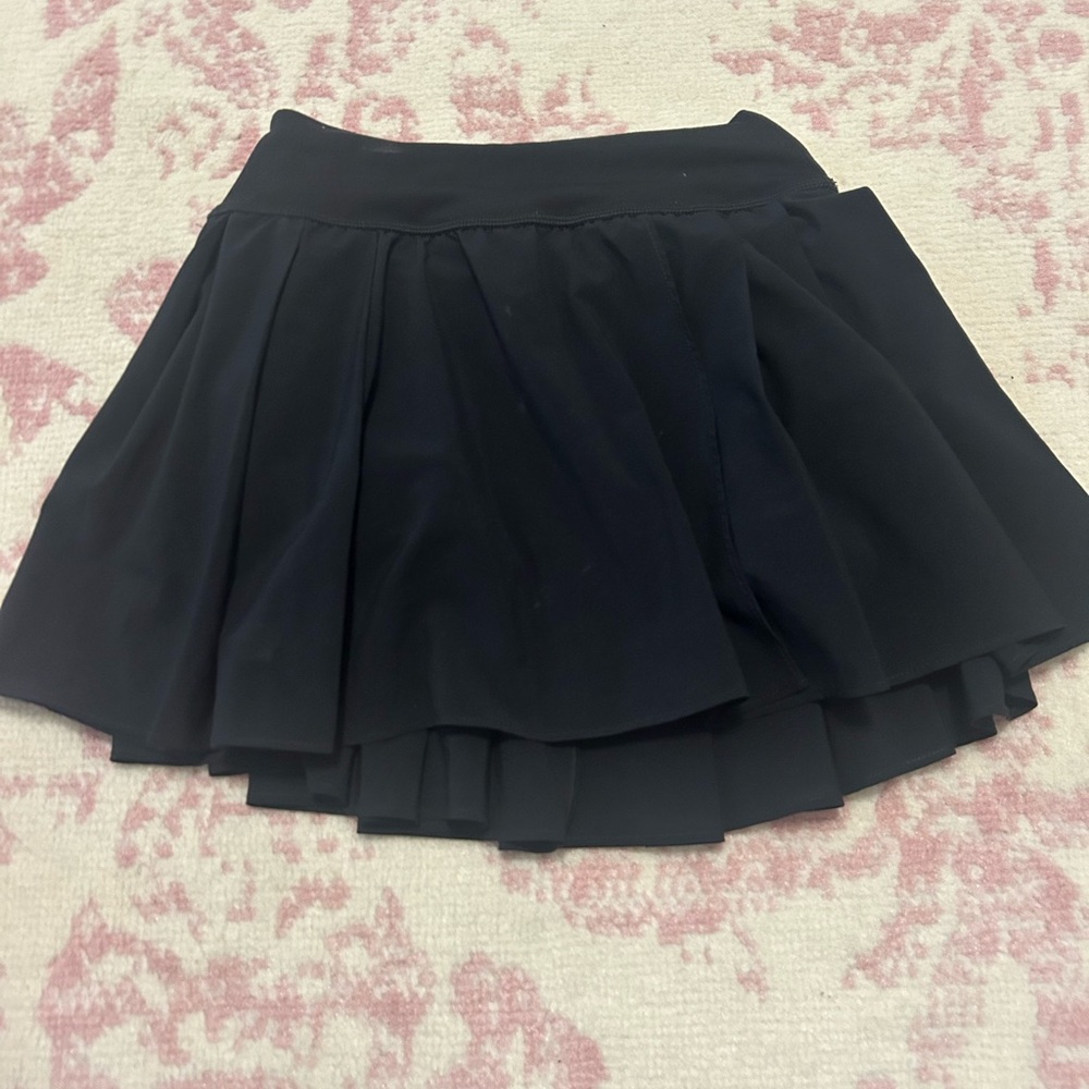Aerie Black Tennis Skirt